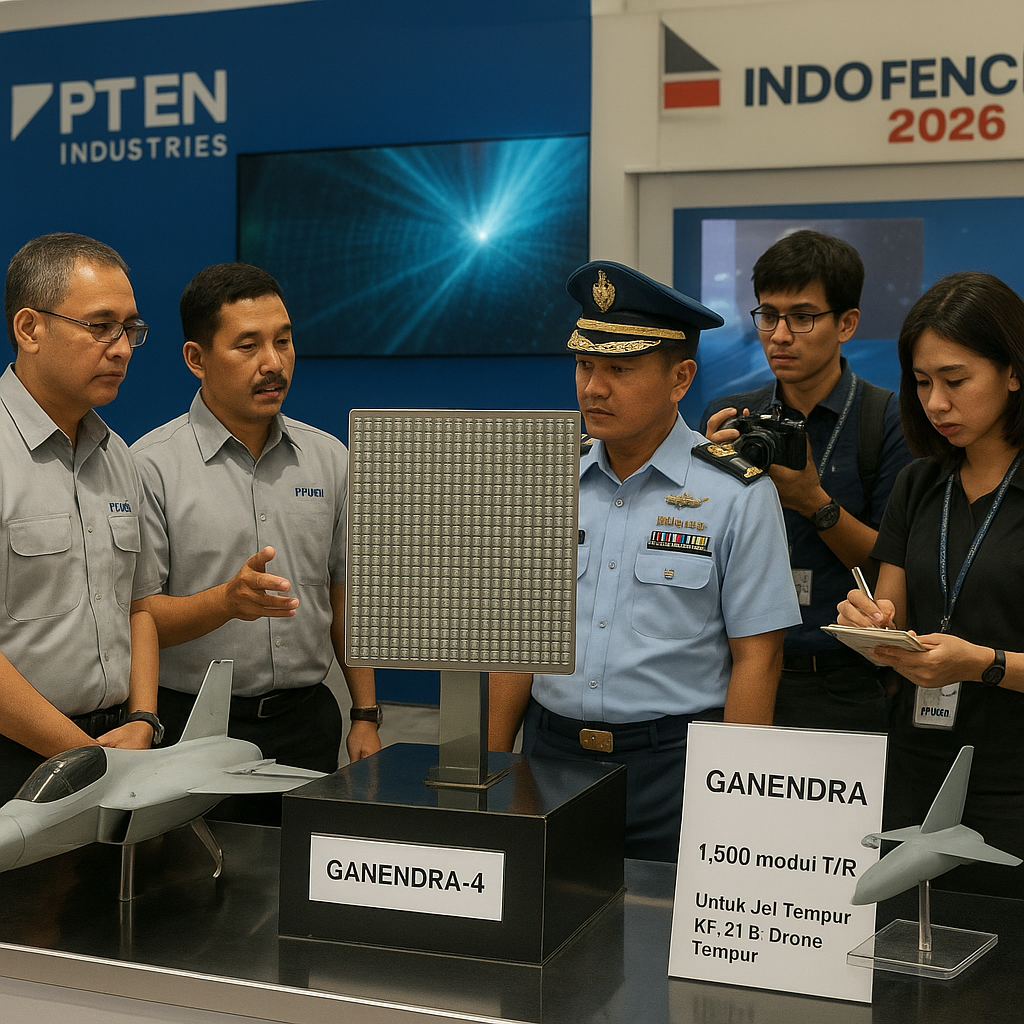 PT LEN Industries Luncurkan Sistem Radar AESA Generasi ke-4 untuk Jet Tempur KF-21 dan Drone Tempur