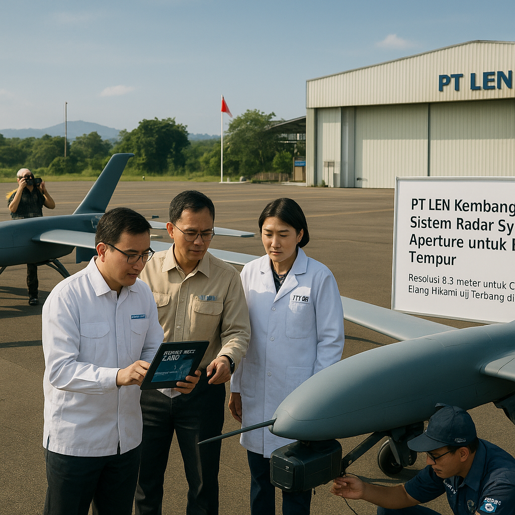 PT LEN Kembangkan Sistem Radar Syntetic Aperture untuk Drone Tempur