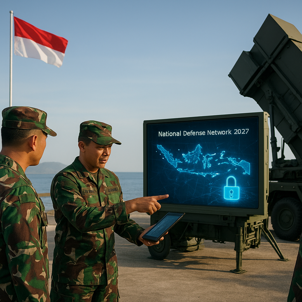 Integrasi Sistem Pertahanan Siber-Peluru Kendali TNI Diuji Coba