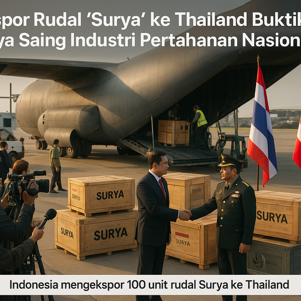 Ekspor Rudal 'Surya' ke Thailand Buktikan Daya Saing Industri Pertahanan Nasional