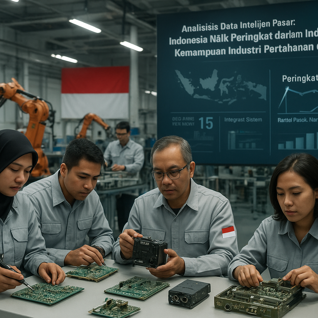Analisis Data Intelijen Pasar: Indonesia Naik Peringkat dalam Indeks Kemampuan Industri Pertahanan Global 2026