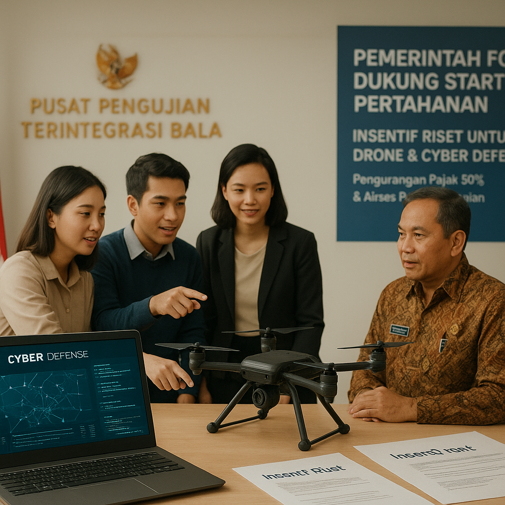 Pemerintah Fokus Dukung Startup Pertahanan dengan Insentif Riset untuk Teknologi Drone dan Cyber Defense