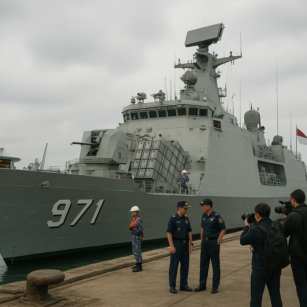 KRI Bima Sakti Selesai Program Retrofit dan Terima Sistem Rudal VL MICA