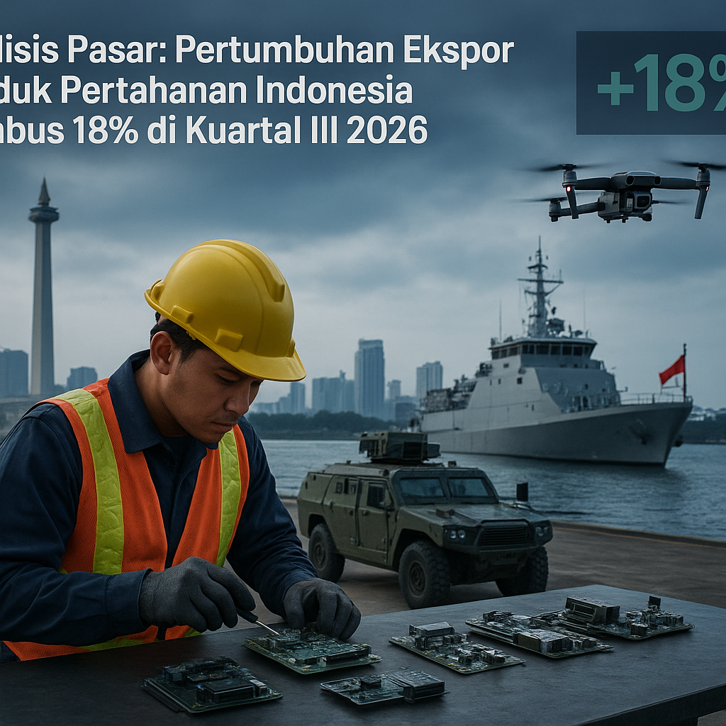 Analisis Pasar: Pertumbuhan Ekspor Produk Pertahanan Indonesia Tembus 18% di Kuartal III 2026
