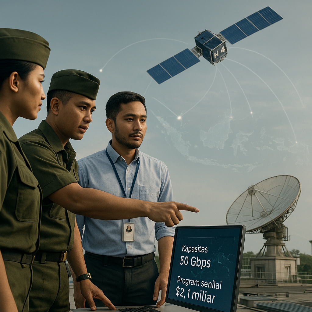 Satelit Pertahanan Nusantara Empat Mulai Beroperasi Penuh, Jamin Komunikasi Militer hingga Pulau Terluar