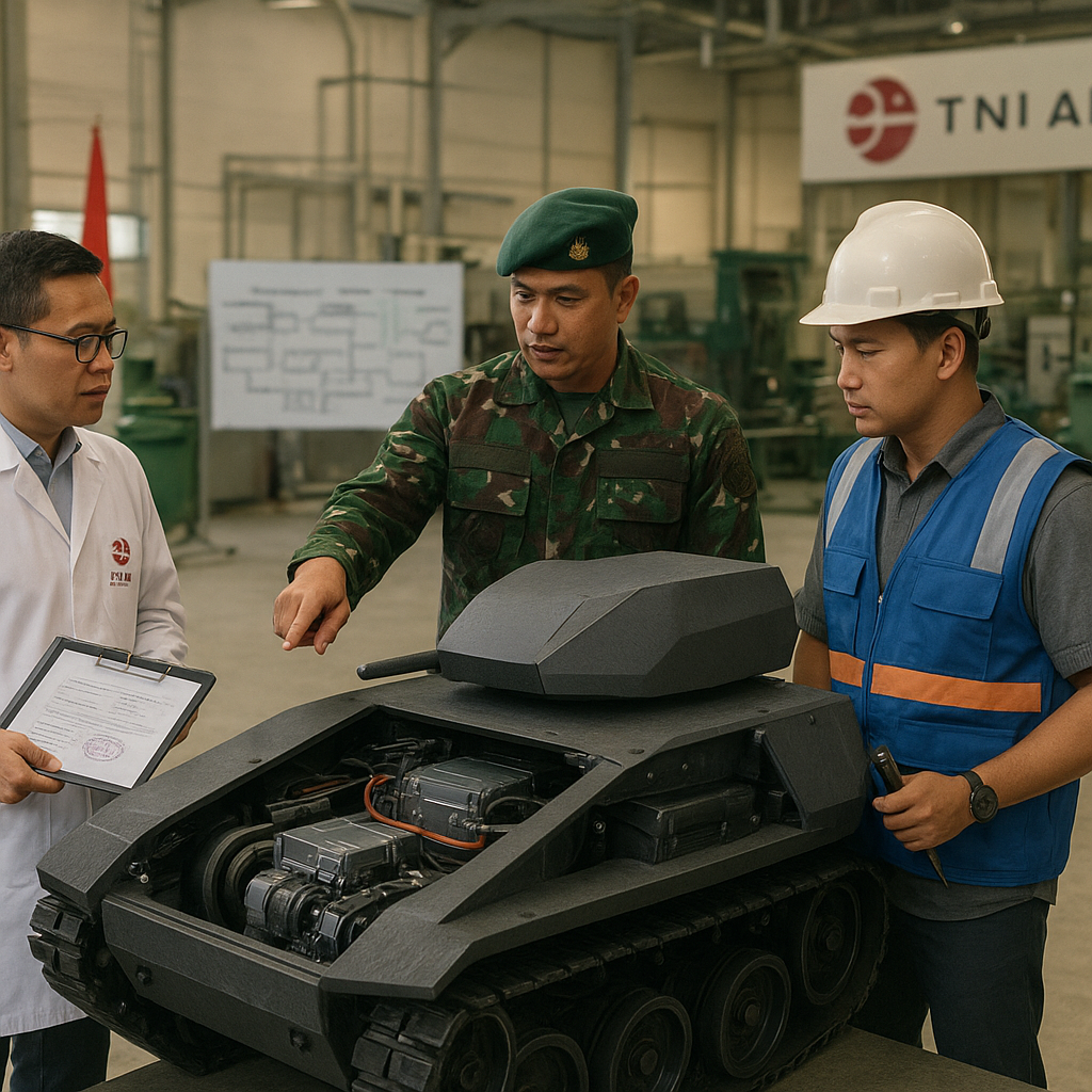 BRIN Mengawal Riset Tank Ringan Nasional hingga Tahap Sertifikasi dalam Kolaborasi TNI AD dan Industri