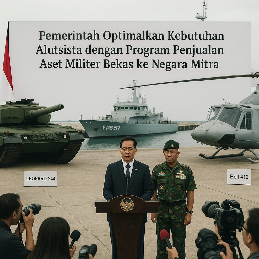 Pemerintah Optimalkan Kebutuhan Alutsista dengan Program Penjualan Aset Militer Bekas ke Negara Mitra