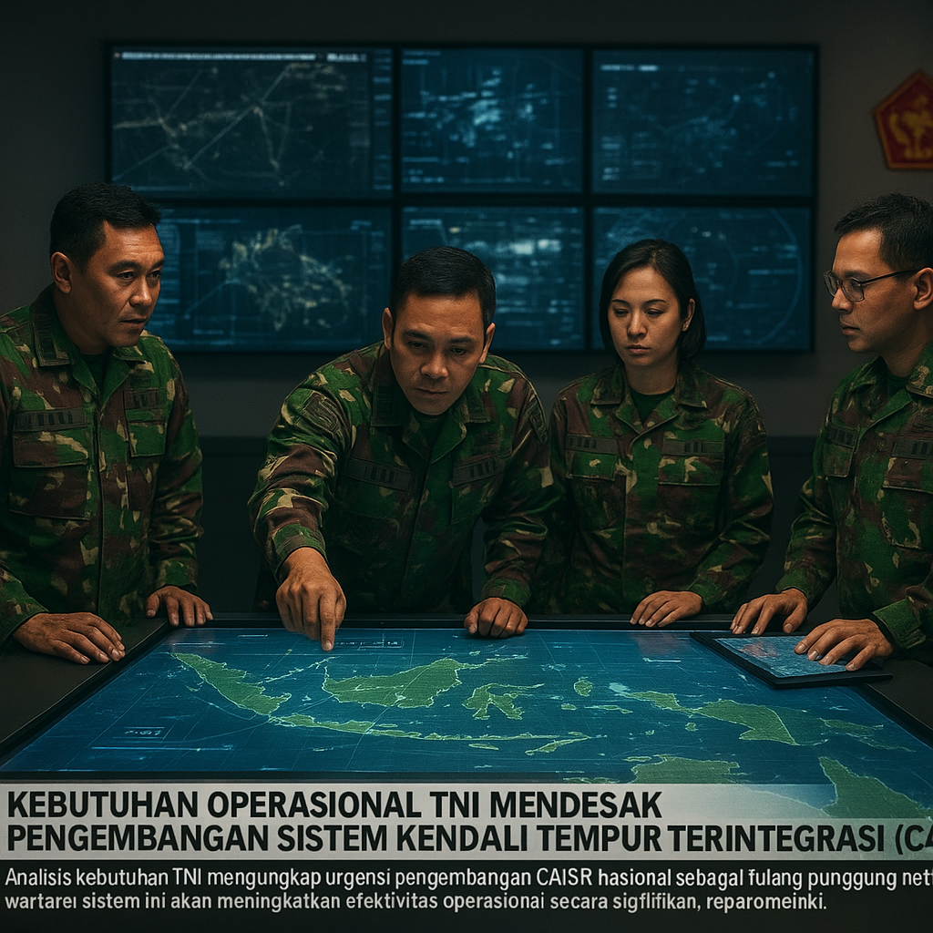 Kebutuhan Operasional TNI Mendesak Pengembangan Sistem Kendali Tempur Terintegrasi (C4ISR)