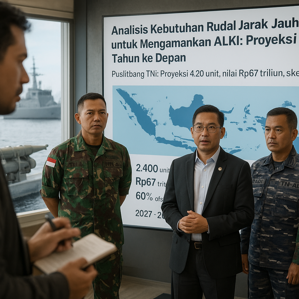 Analisis Kebutuhan Rudal Jarak Jauh TNI untuk Mengamankan ALKI: Proyeksi 5 Tahun ke Depan