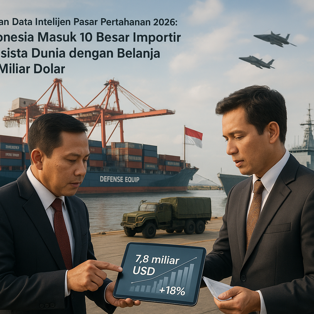Laporan Data Intelijen Pasar Pertahanan 2026: Indonesia Masuk 10 Besar Importir Alutsista Dunia dengan Belanja 7,8 Miliar Dolar