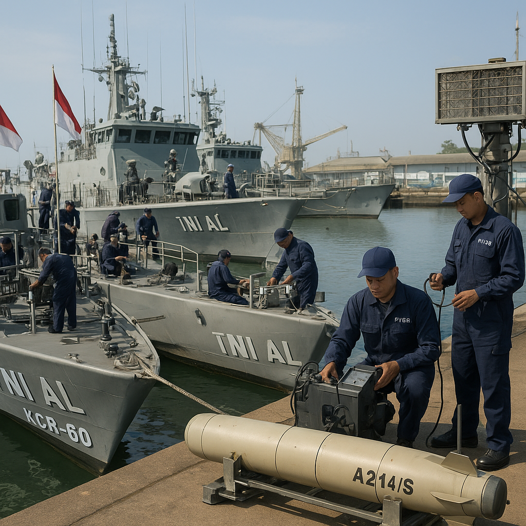 TNI AL Lakukan Modernisasi Kapal Cepat Rudal (KCR-60) dengan Torpedo Ringan dan Sistem AShM Lokal