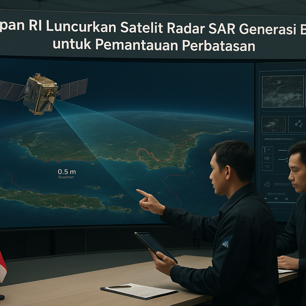 Lapan RI Luncurkan Satelit Radar SAR Generasi Baru untuk Pemantauan Perbatasan
