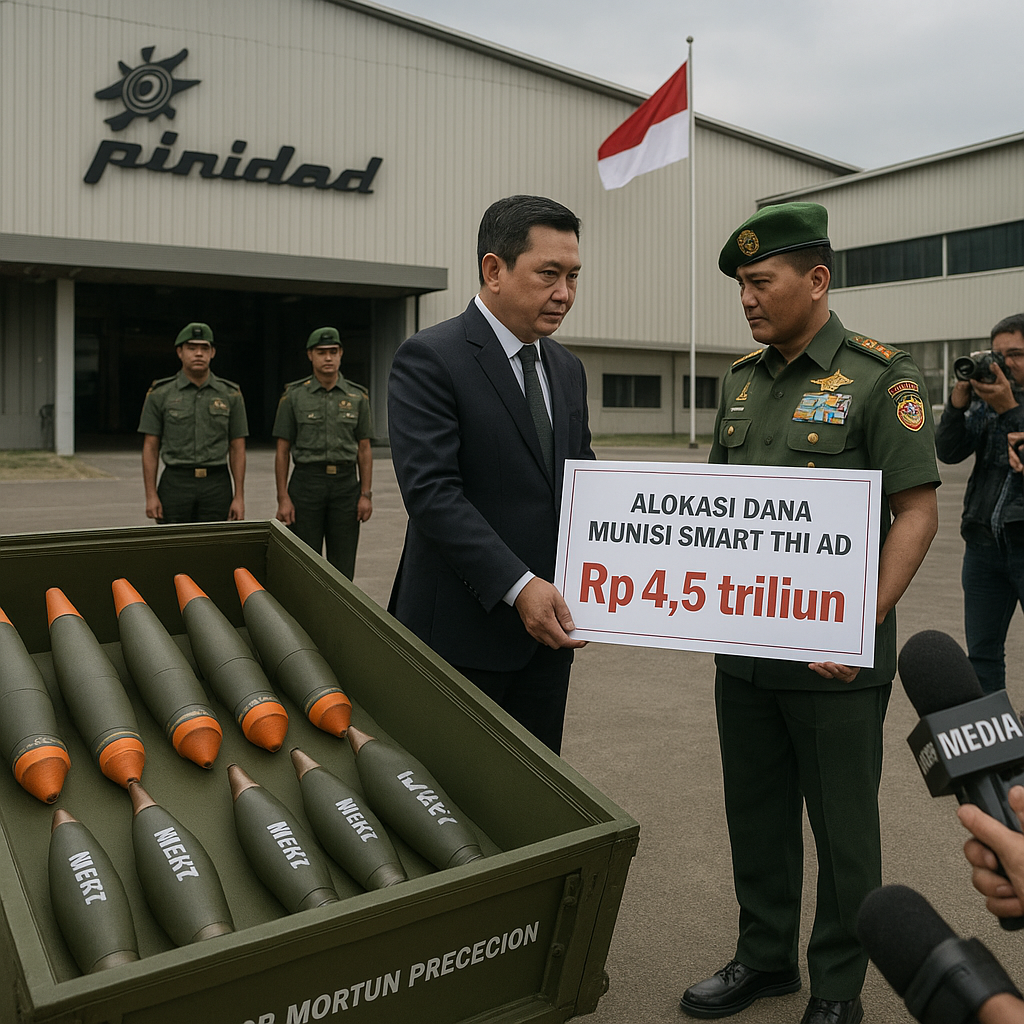 Pemerintah Alokasikan Anggaran Optimalisasi Kebutuhan Amunisi Cerdas untuk TNI AD