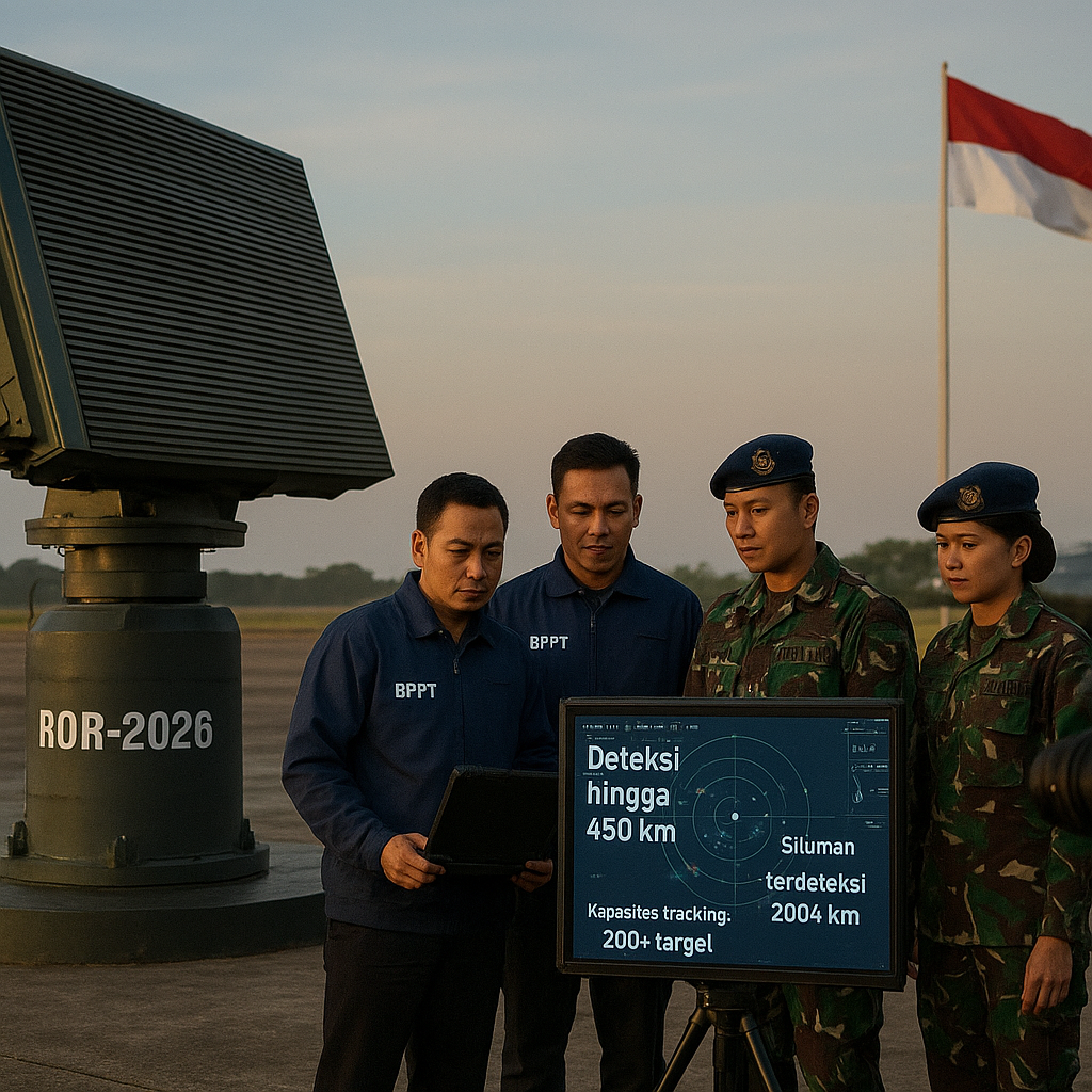 BPPT Uji Integrasi Radar Nasional dengan Sistem Pertahanan Udara TNI AU