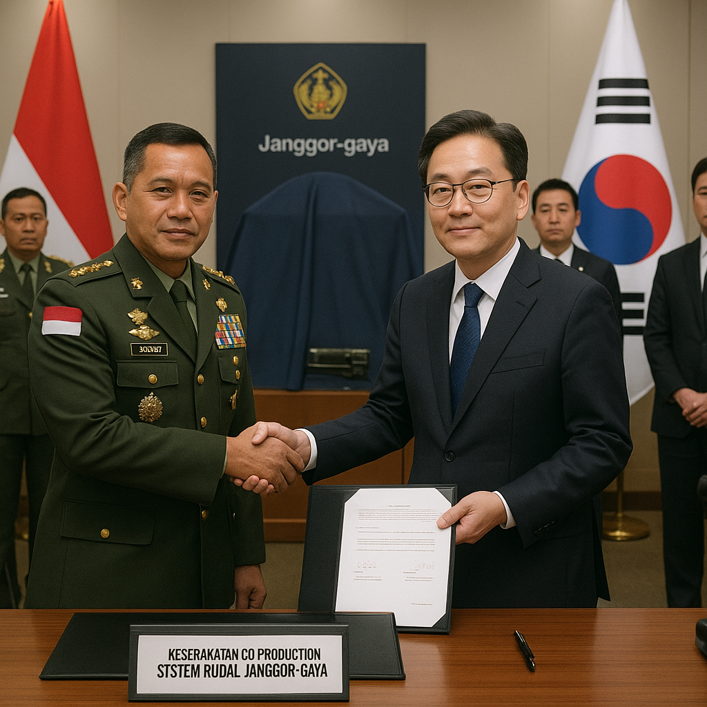 Indonesia dan Korea Selatan Sepakati Co-Production Sistem Rudal Janggor-gaya TNI AD
