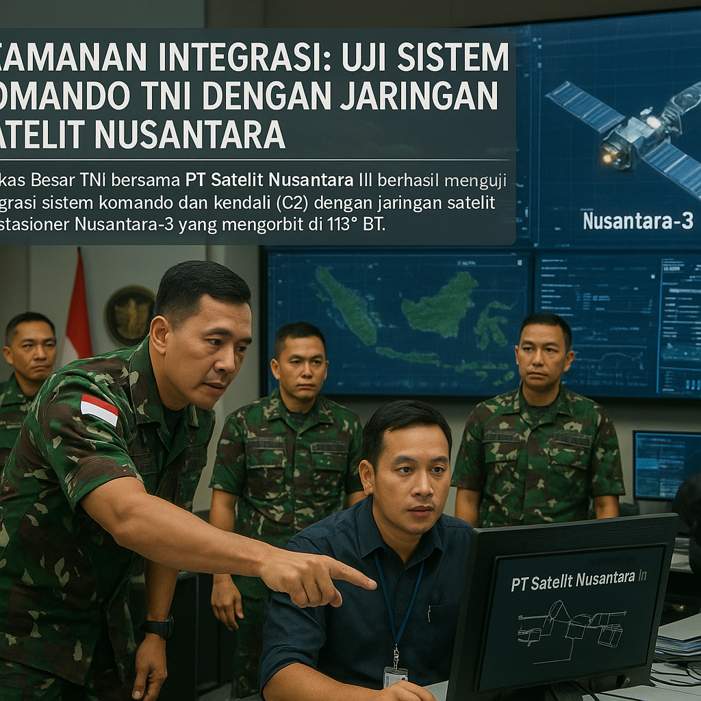 Keamanan Integrasi: Uji Sistem Komando TNI dengan Jaringan Satelit Nusantara