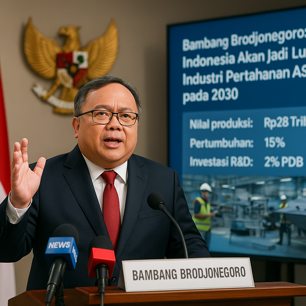Bambang Brodjonegoro: Indonesia Akan Jadi Lumbung Industri Pertahanan ASEAN pada 2030
