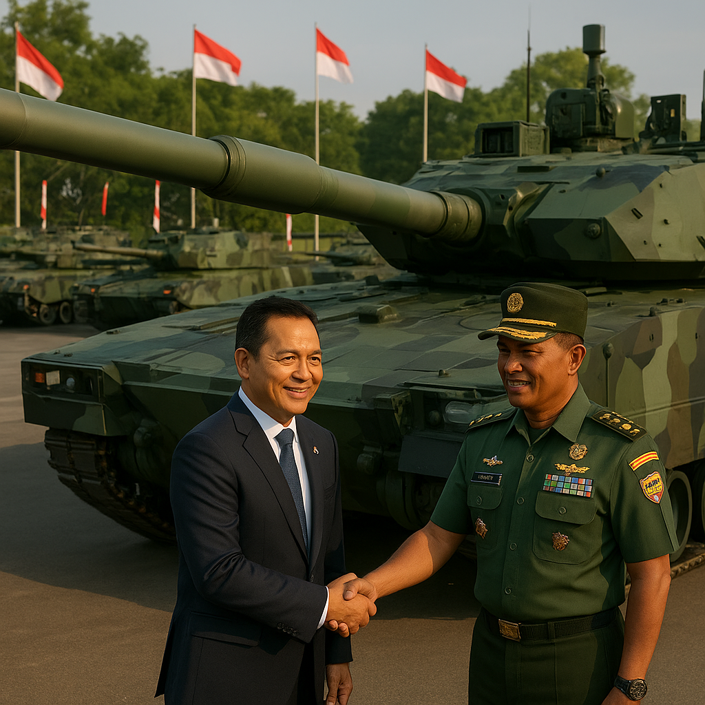 PT Pindad Resmi Serahkan 25 Unit Tank Harimau ke TNI AD untuk Modernisasi Brigade Mekanis