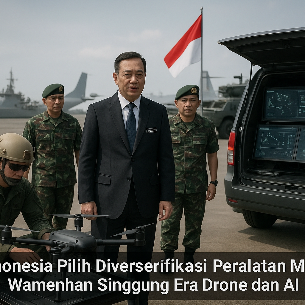 Indonesia Pilih Diversifikasi Peralatan Militer, Wamenhan Singgung Era Drone dan AI