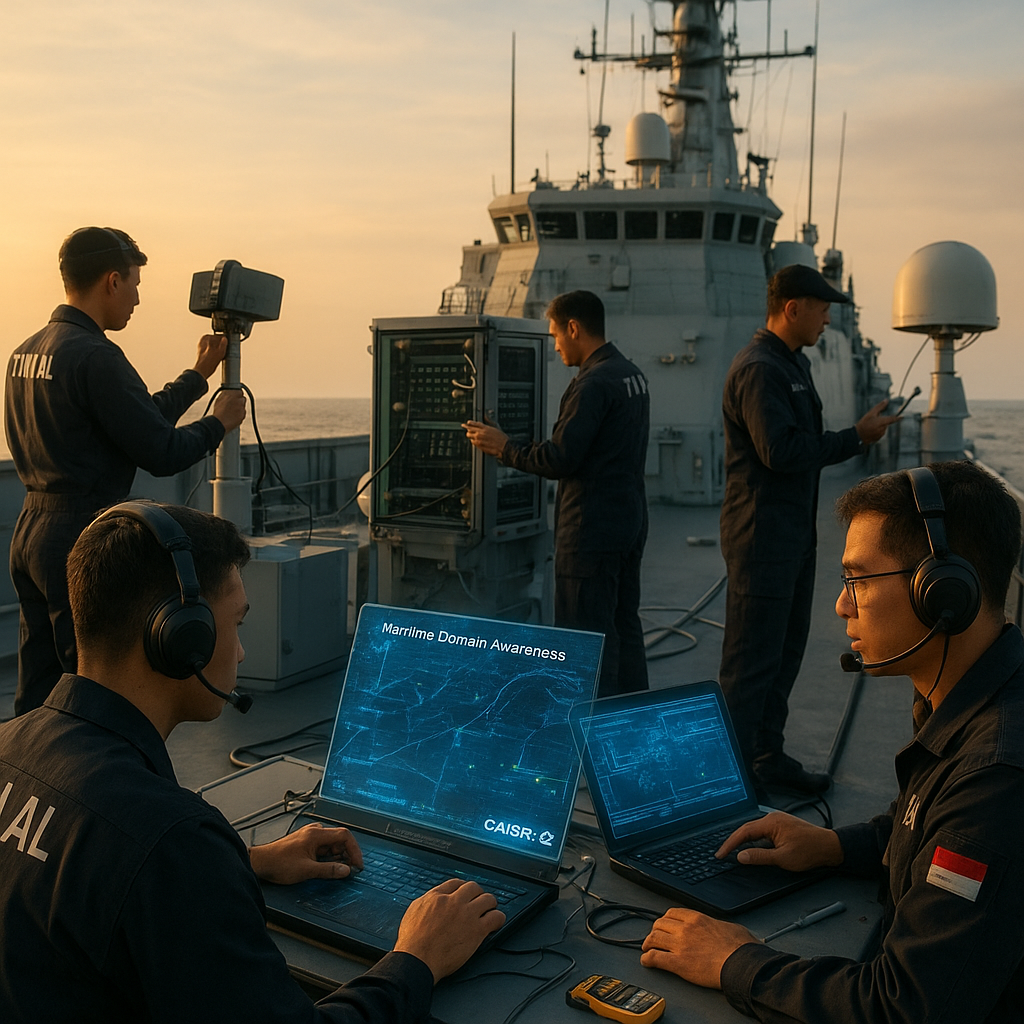 TNI AL Mengintegrasikan Sistem C4ISR Generasi 2 pada Kapal Perang Republik Indonesia (KRI) untuk Enhanced Maritime Domain Awareness