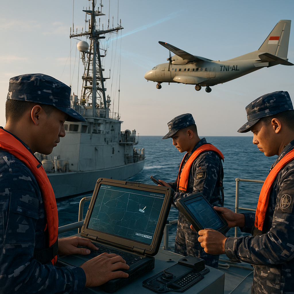 Integrasi Sistem Komando KRI dan Pesawat Udara TNI-AL Mencapai Tahap Final melalui Jaringan Data Tactical Common Data Link