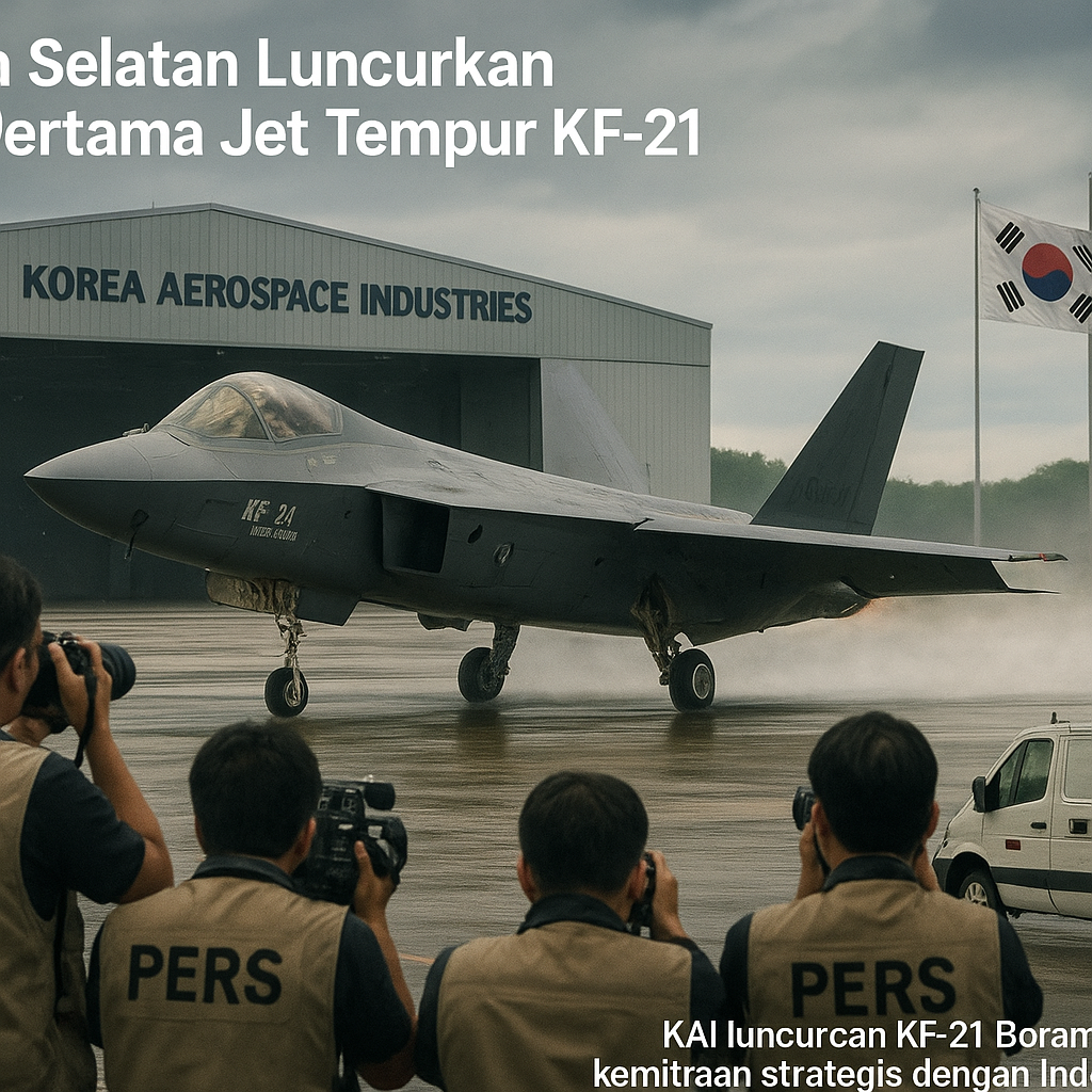 Korea Selatan Luncurkan Seri Pertama Jet Tempur KF-21