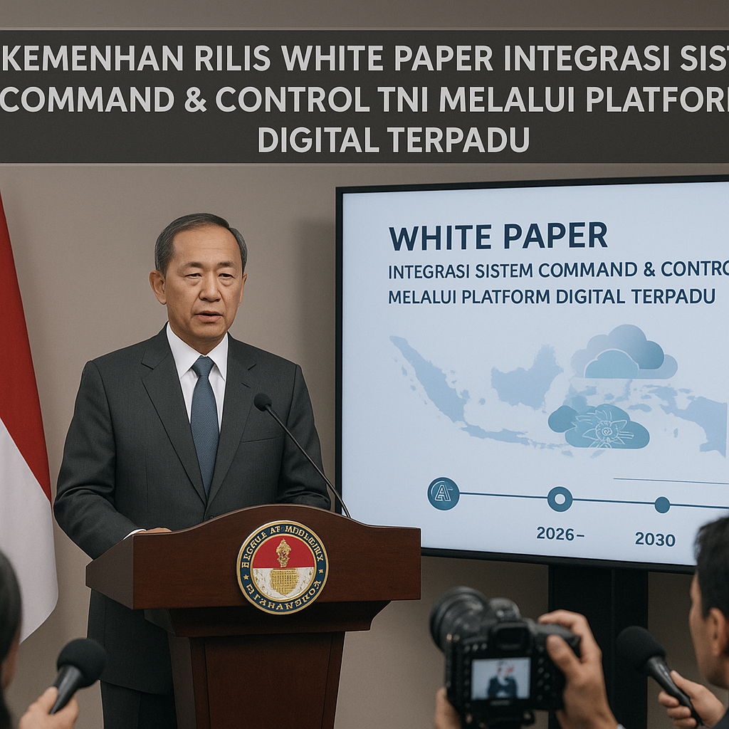 Kemenhan Rilis White Paper Integrasi Sistem Command & Control TNI Melalui Platform Digital Terpadu