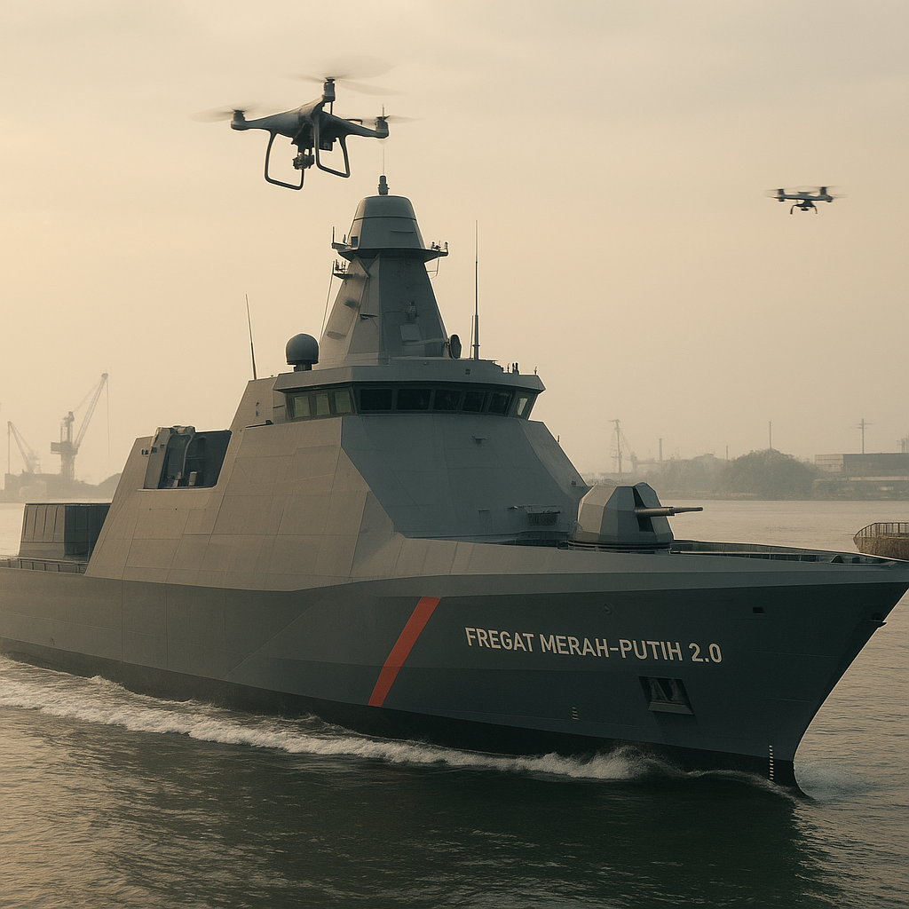 PAL Luncurkan Desain Konseptual Fregat Merah-Putih 2.0: Fokus pada Stealth dan Unmanned Systems Integration