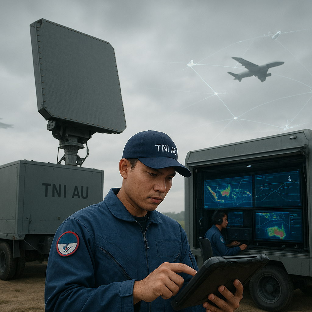 TNI AU Mengintegrasikan Sistem Radar 3D Multifunction untuk Network Centric Warfare