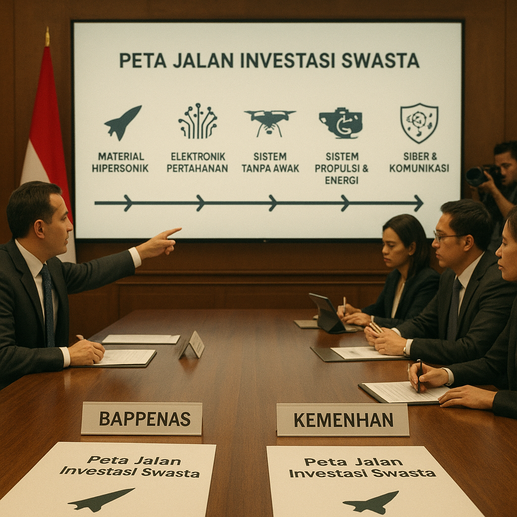 Bappenas dan Kemenhan Susun Peta Jalan Investasi Swasta di Industri Pertahanan Strategis