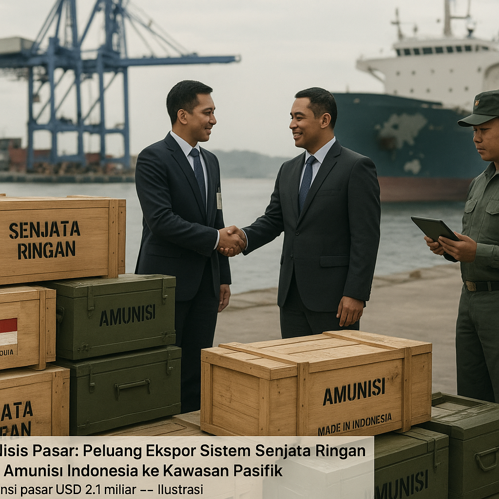 Analisis Pasar: Peluang Ekspor Sistem Senjata Ringan dan Amunisi Indonesia ke Kawasan Pasifik