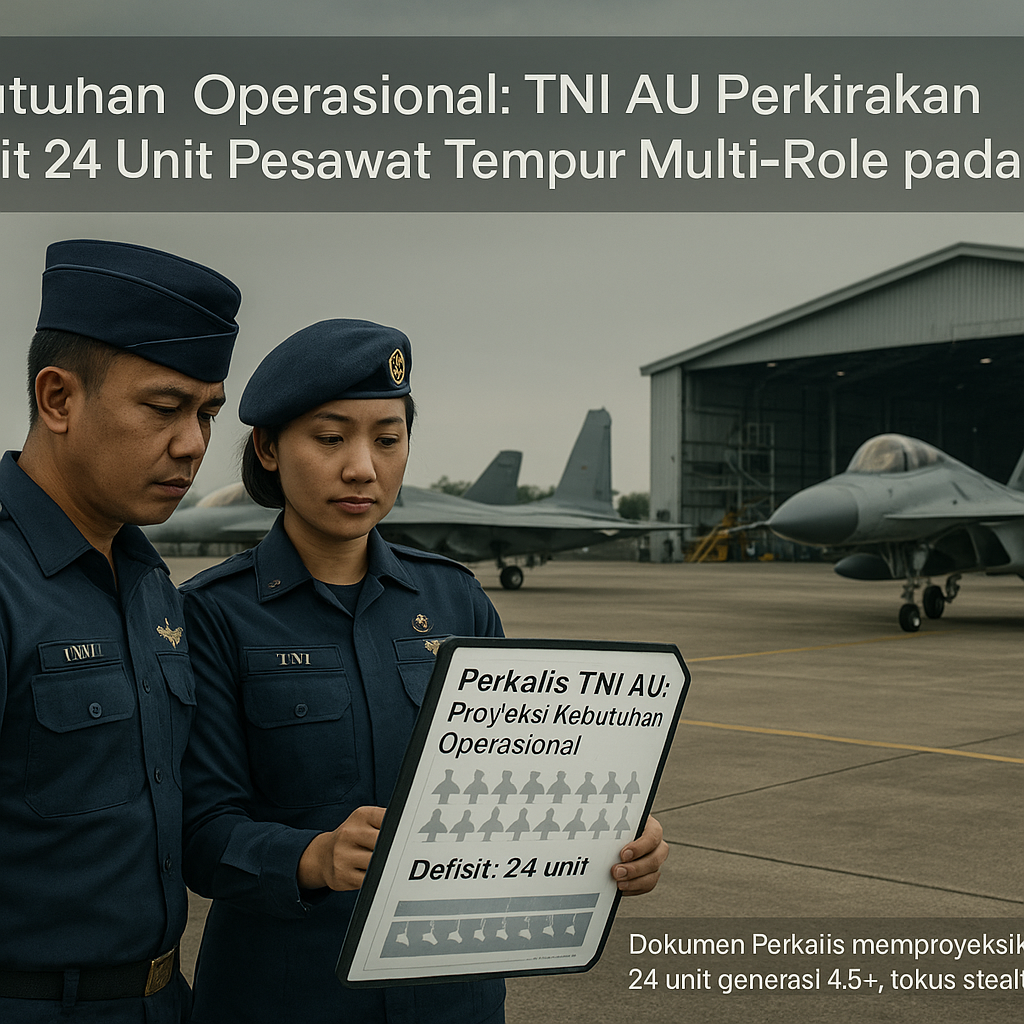 Kebutuhan Operasional: TNI AU Perkirakan Defisit 24 Unit Pesawat Tempur Multi-Role pada 2030