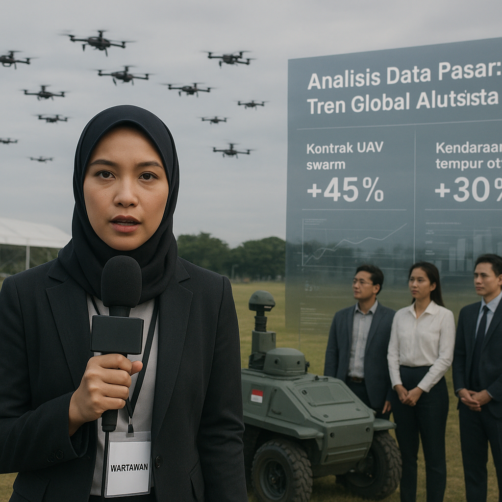 Analisis Data Pasar: Tren Global Alutsista 2026 Menunjukkan Shift ke Autonomous System dan Swarm Technology