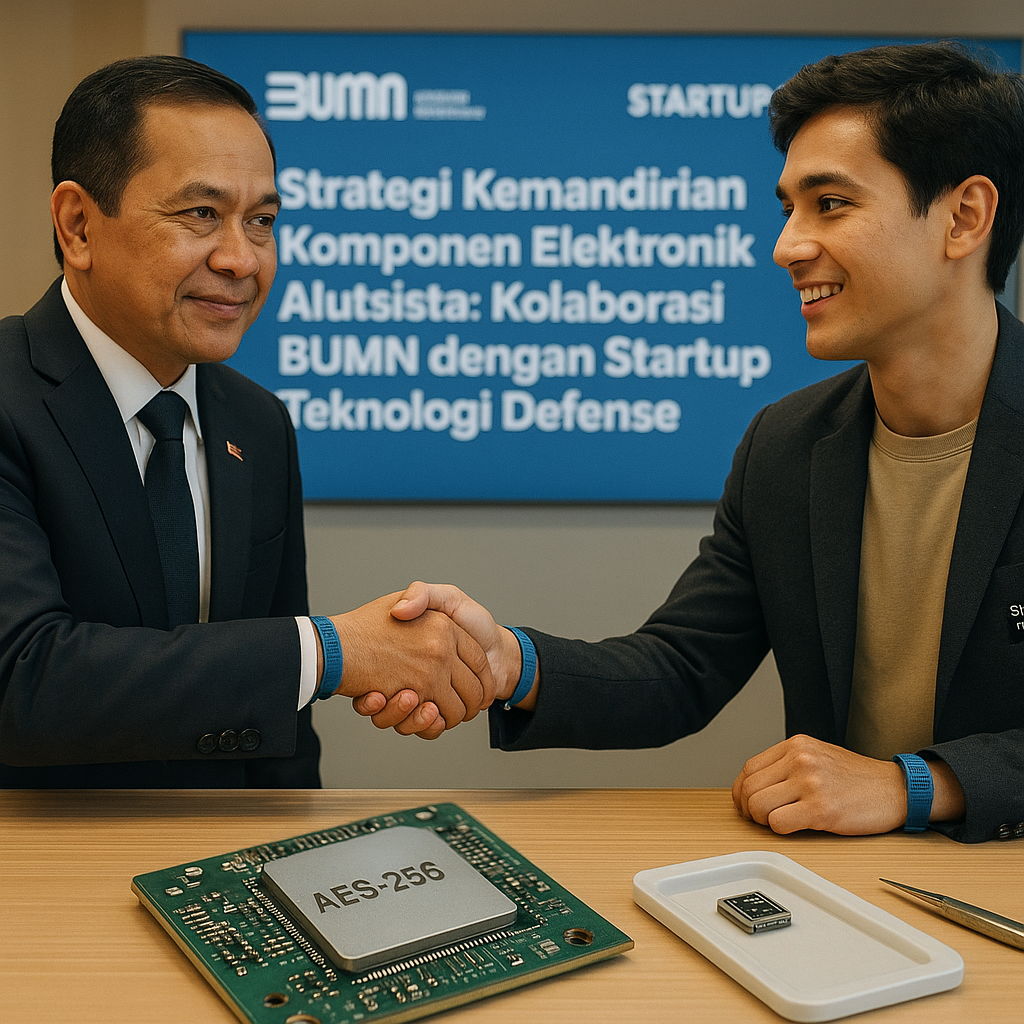 Strategi Kemandirian Komponen Elektronik Alutsista: Kolaborasi BUMN dengan Startup Teknologi Defense
