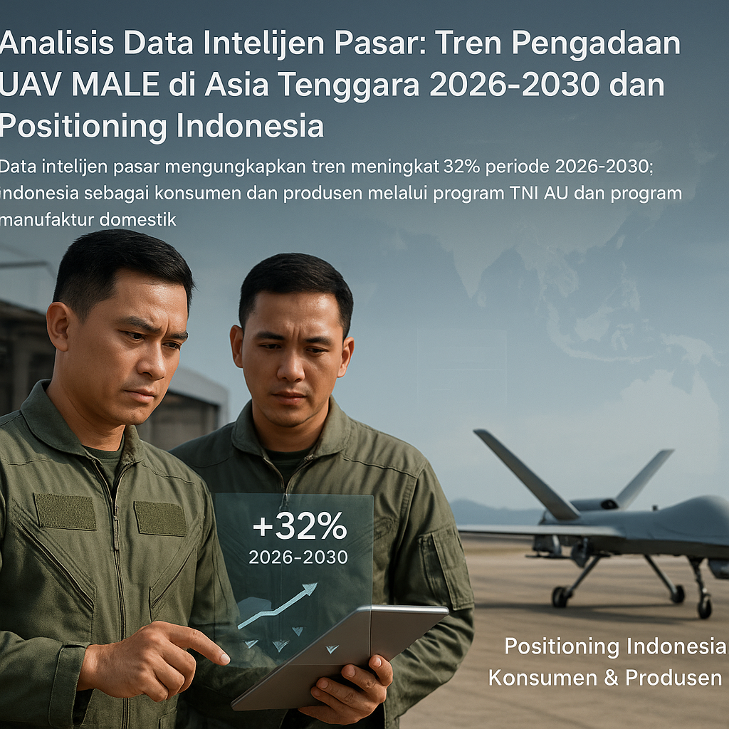 Analisis Data Intelijen Pasar: Trend Pengadaan UAV MALE di Asia Tenggara 2026-2030 dan Positioning Indonesia