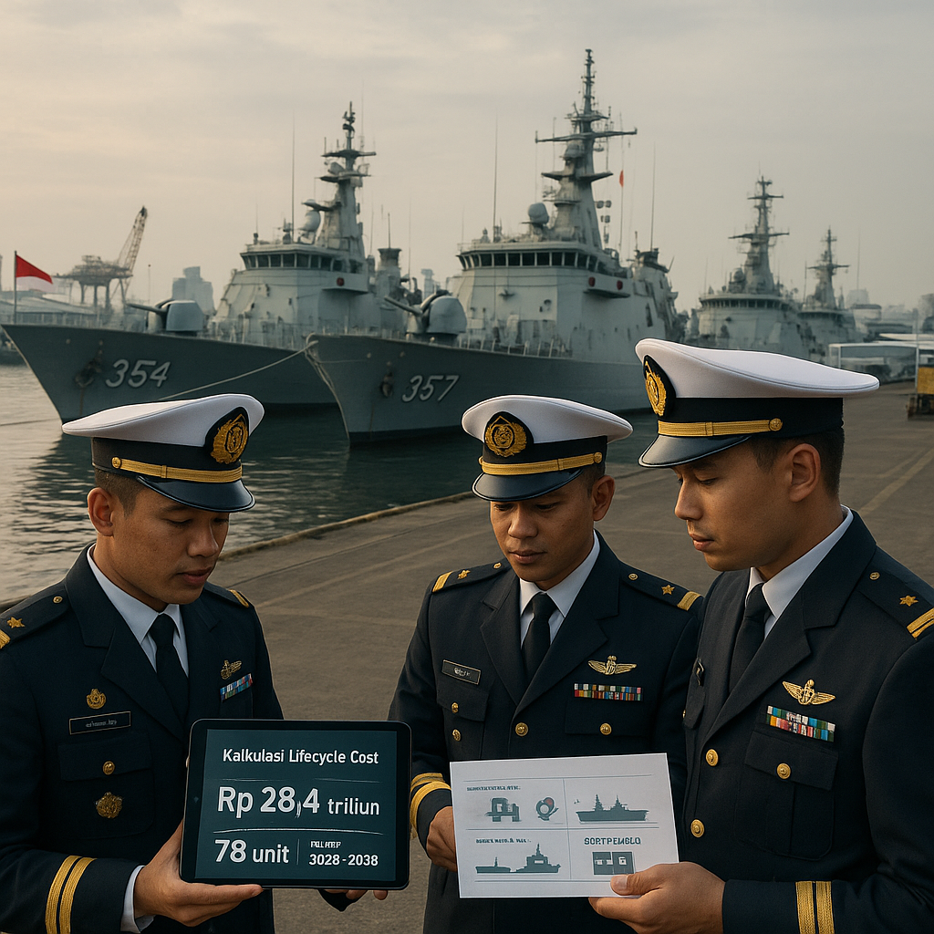 Optimalisasi Kebutuhan: Kalkulasi Lifecycle Cost untuk Fleet Kapal Perang TNI AL 2026-2035