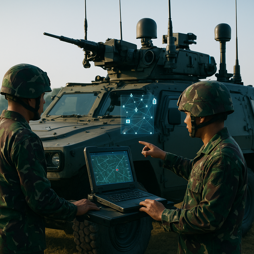 Keamanan Integrasi Sistem C4ISR pada Platform Armored Vehicle TNI AD