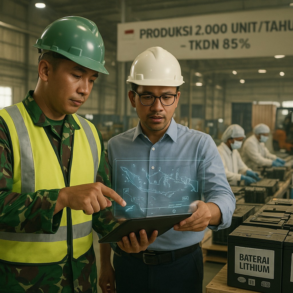 Optimalisasi Supply Chain Baterai Lithium untuk Sistem Portable Power di Medan Operasi