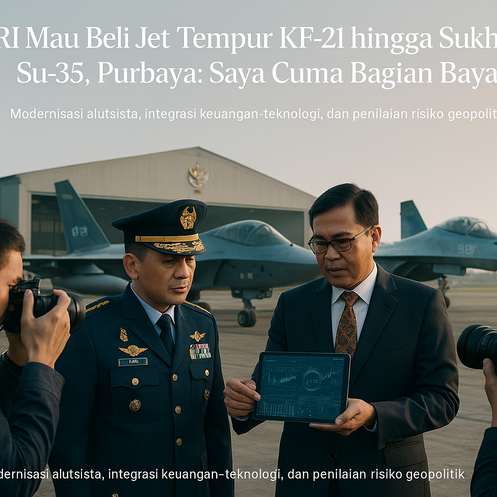 RI Mau Beli Jet Tempur KF-21 hingga Sukhoi Su-35, Purbaya: Saya Cuma Bagian Bayar