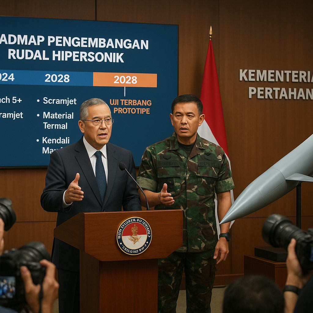 Kementerian Pertahanan Rilis Rencana Induk Pengembangan Sistem Rudal Hipersonik untuk Alutsista TNI