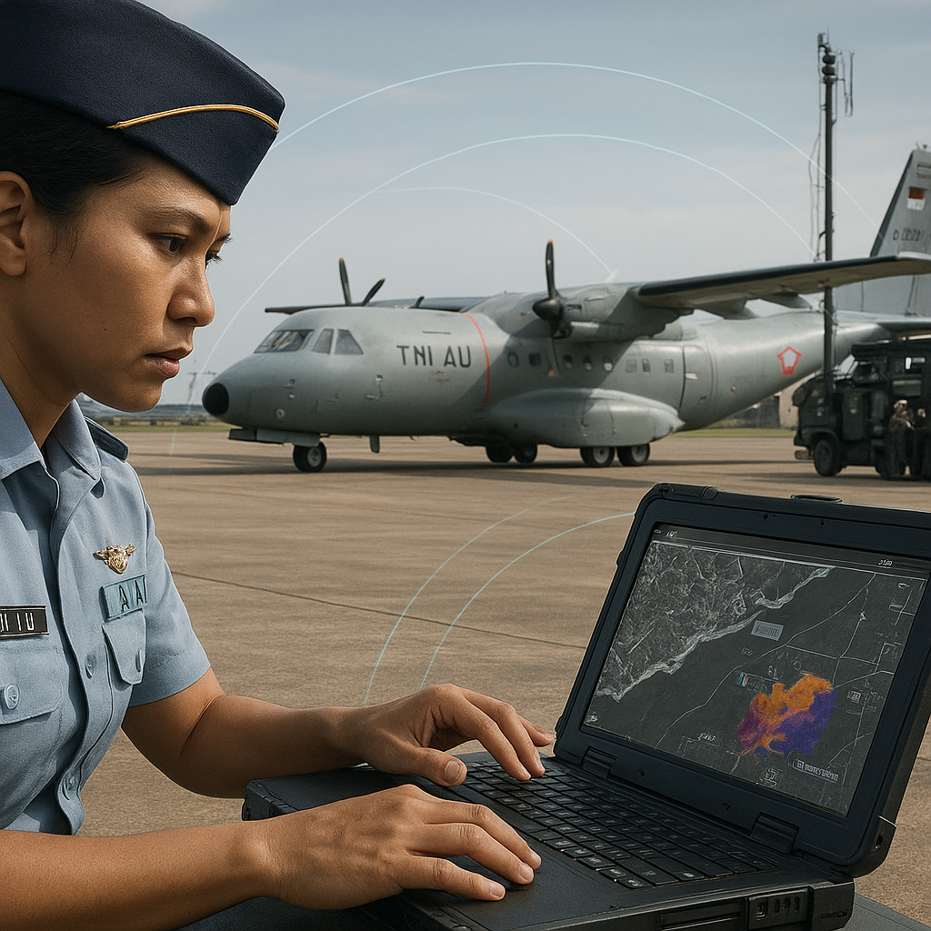 TNI AU Lakukan Uji Integrasi Pesawat UAV MALE CN-235 dengan Sistem Komando dan Kendali Nasional
