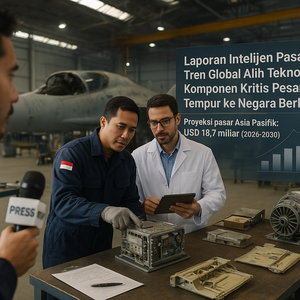 Laporan Intelijen Pasar: Tren Global Alih Teknologi Komponen Kritis Pesawat Tempur ke Negara Berkembang