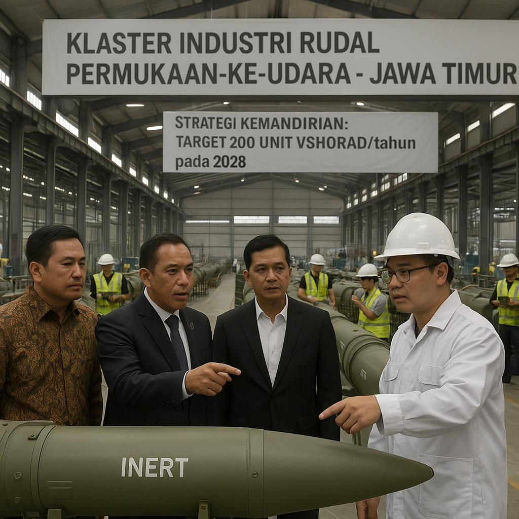 Strategi Kemandirian: Pemerintah Canangkan Klaster Industri Rudal Darat-ke-Udara di Jawa Timur