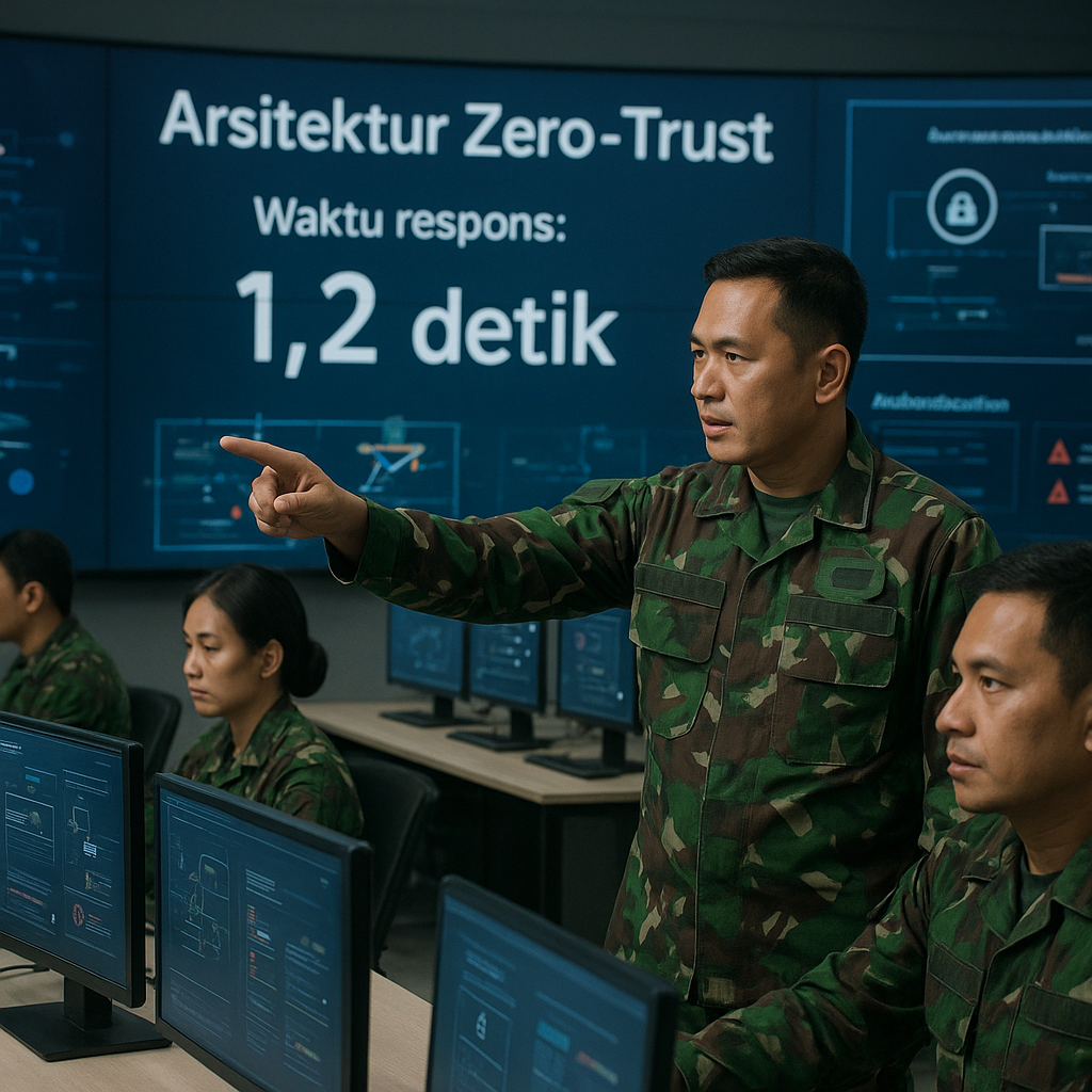 Pusat Siber dan Sandi TNI Uji Coba Sistem Keamanan Siber Arsitektur Zero-Trust untuk Komando Strategis