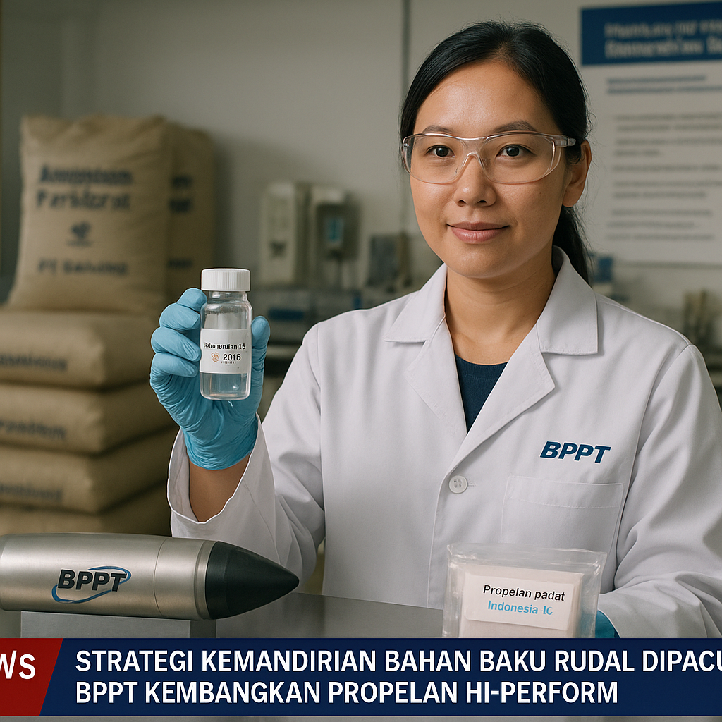 Strategi Kemandirian Bahan Baku Rudal Dipacu, BPPT Kembangkan Propelan Hi-Perform