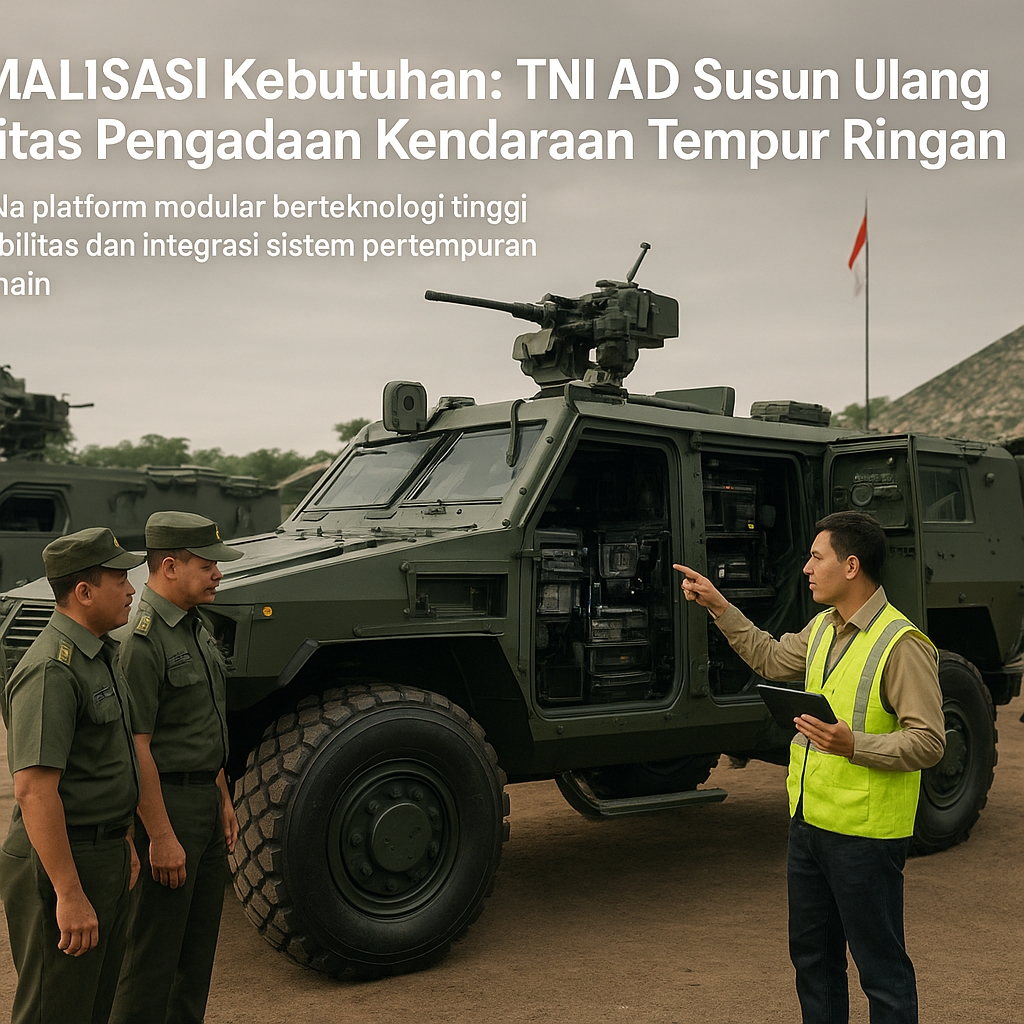 Optimalisasi Kebutuhan: TNI AD Susun Ulang Prioritas Pengadaan Kendaraan Tempur Ringan
