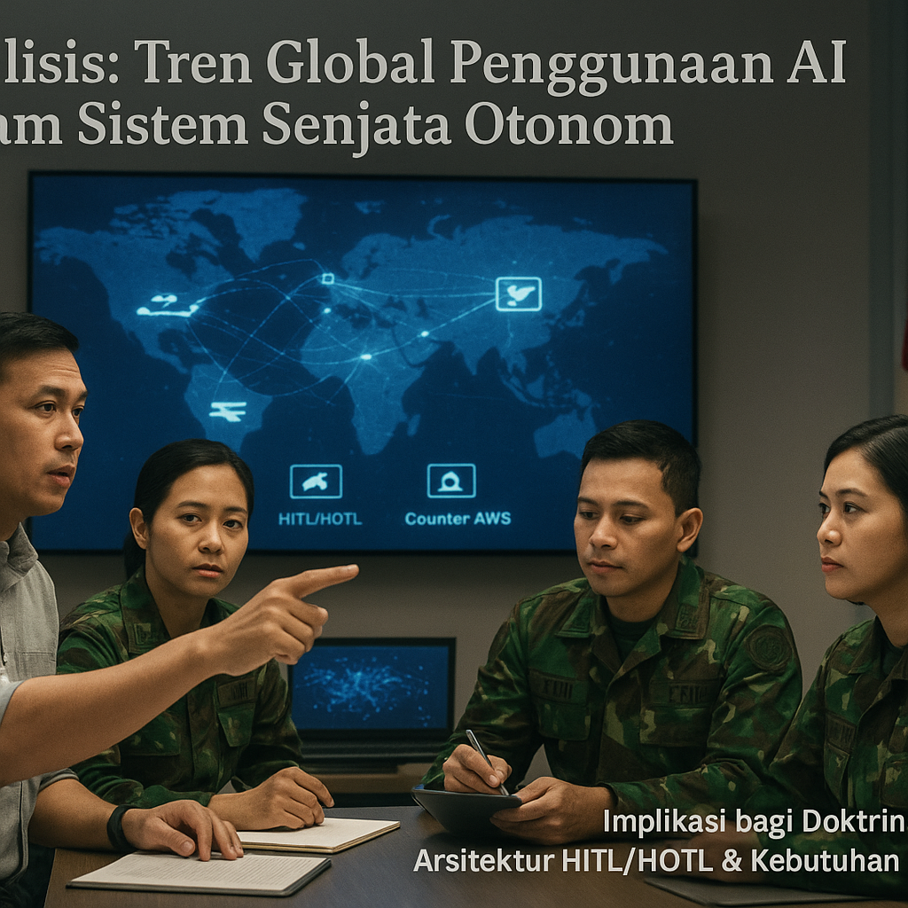 Analisis: Tren Global Penggunaan AI dalam Sistem Senjata Otonom, Implikasi bagi Doktrin TNI