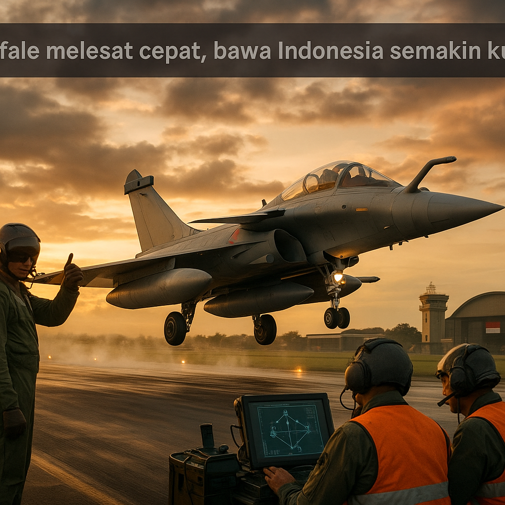 Rafale melesat cepat, bawa Indonesia semakin kuat