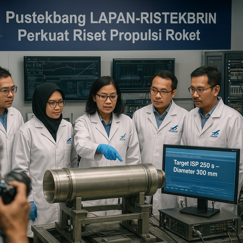 Pustekbang LAPAN-RISTEKBRIN Perkuat Riset Propulsi Roket untuk Mendukung Program Rudal Nasional