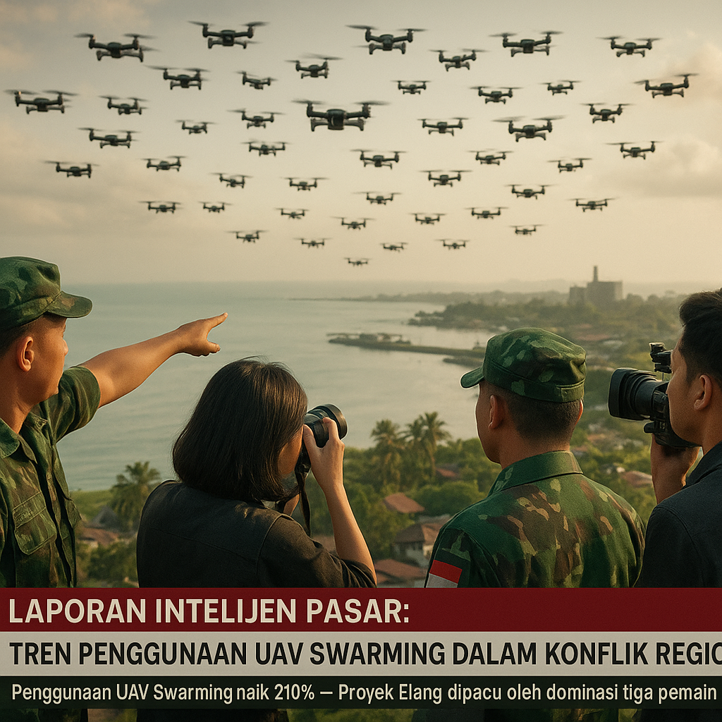 Laporan Intelijen Pasar: Tren Penggunaan UAV Swarming dalam Konflik Regional